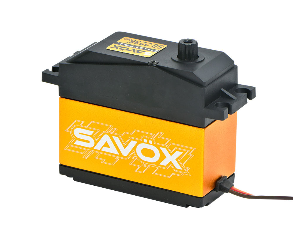 Savox SB2236MGP 1/5 Scale HV Brushless Digital Servo - 555 oz-in | 0.13 sec
