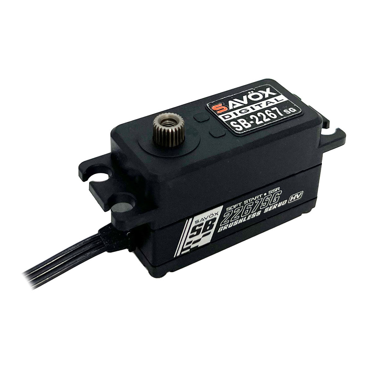 Savox High Voltage Steel Gear Monster Low Profile Servo Soft Start 0.065sec / 444.4oz @