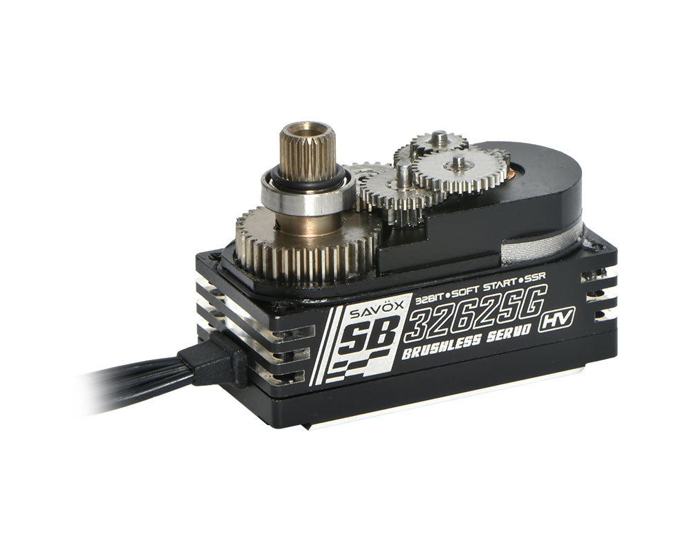 Savox High Torque, High Voltage Brushless Servo, Black Edition SB3262SG-BE