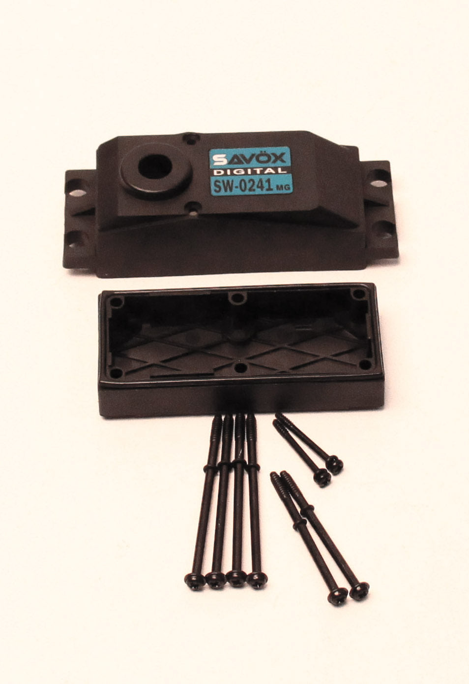 Savox TOP & BOTTOM SERVO CASE WITH 4 SCREWS SW0241MG