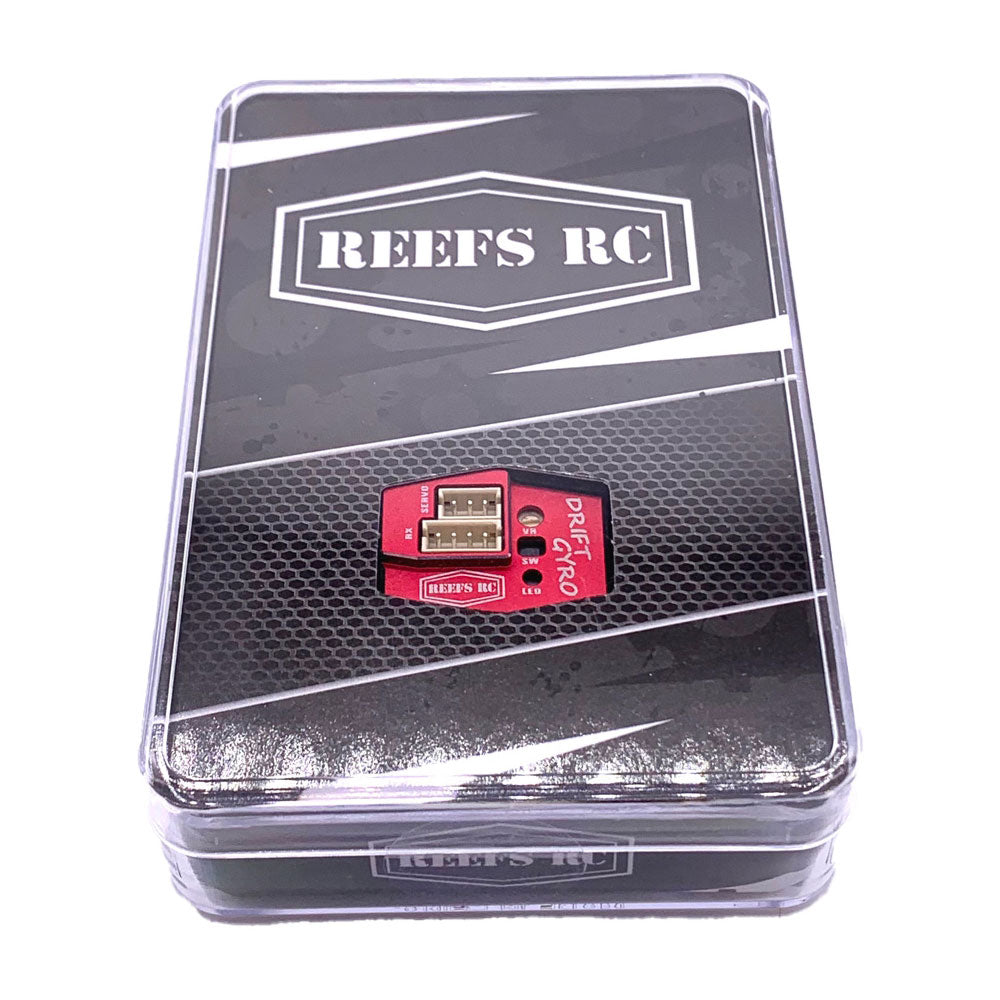 Reef's RC Drift Gyro for 1/10 and Mini Scale RC Drift Cars Red