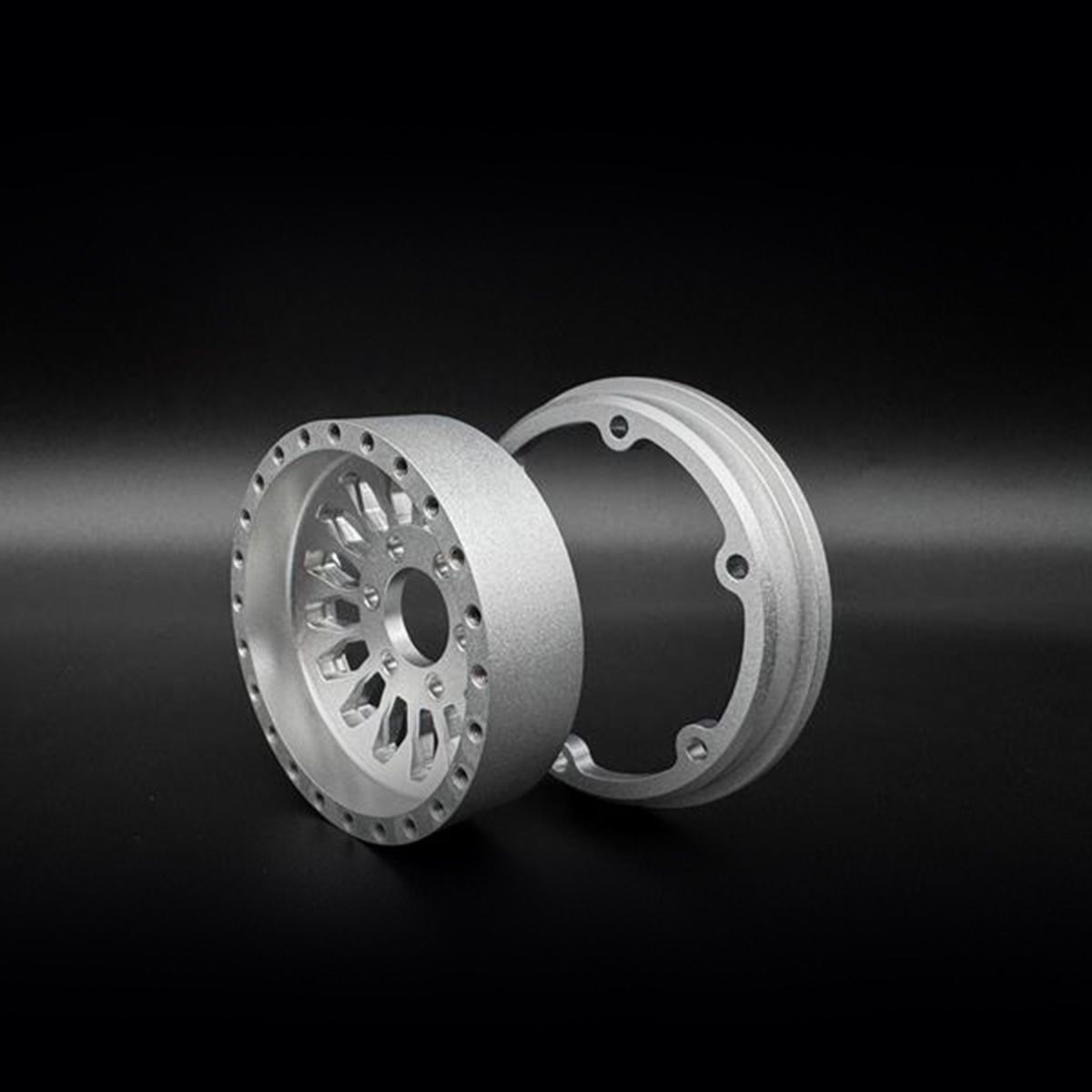 Reef's RC 1.9 "Shield" Aluminum "Deep Dish" Beadlock Wheels w/Hubs REEFS218