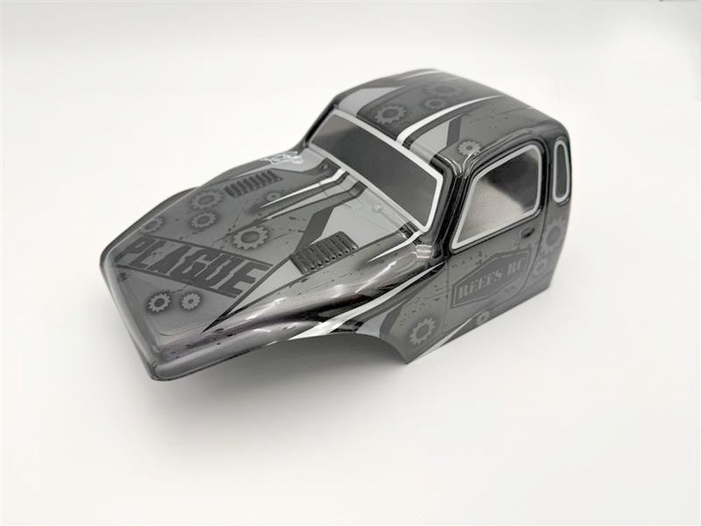 Reef's RC Clear "PLAGUE" 1/10th Crawler CompBody Set w/Stickers & Mask REEFS226