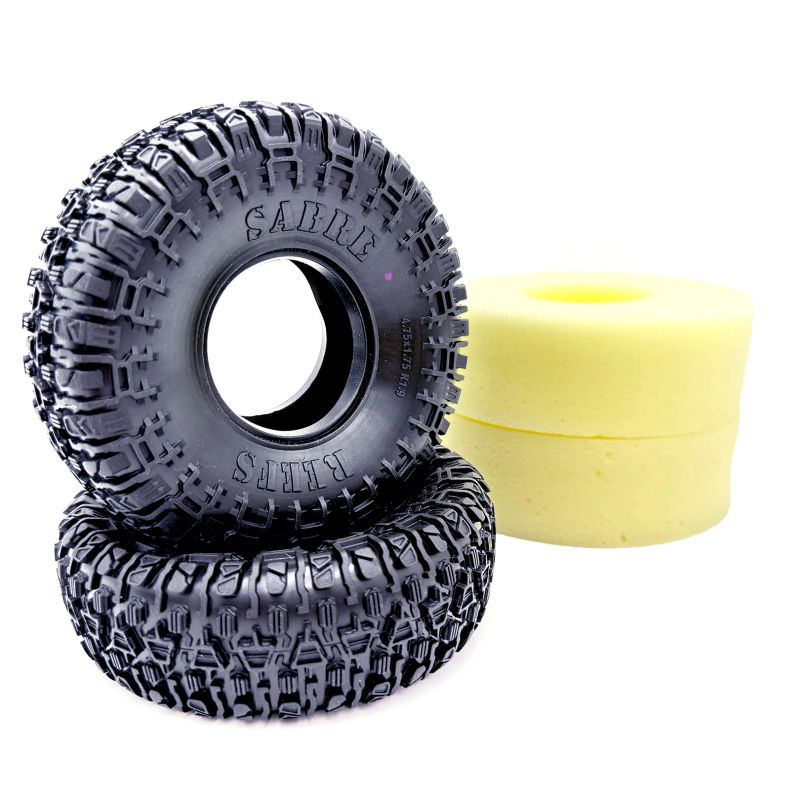 Reef's RC SP Sabre 4.75 Crawler Tire w/Foam (2) (Pink Compound) REEFS252