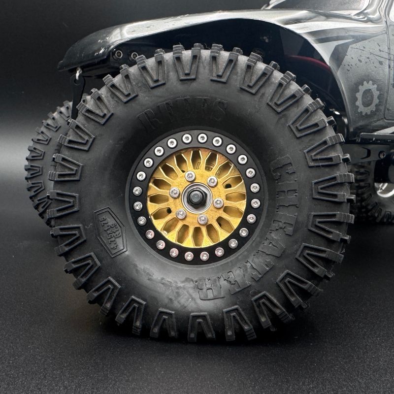 Reef's RC Brass 1.9 "Shield" Wheel Face (2) REEFS255