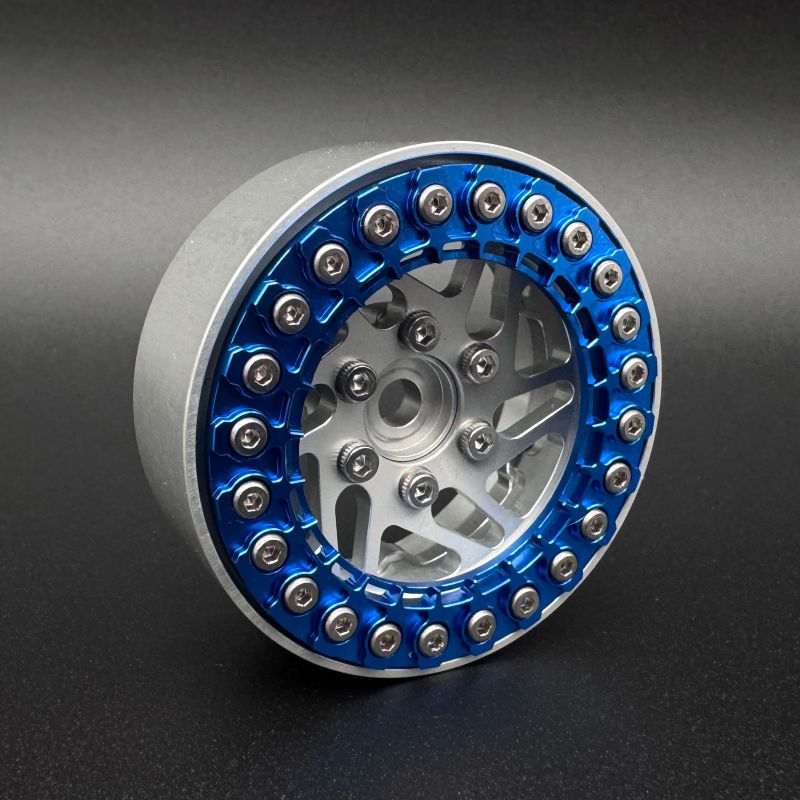 Reef's RC 1.9 "SLUICE" Beadlock Ring (Blue) (2) REEFS278