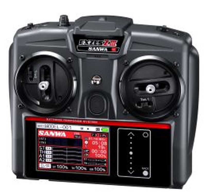 Sanwa EXZES Z III 4-Channel FH5U Stick Transmitter for RC Racing