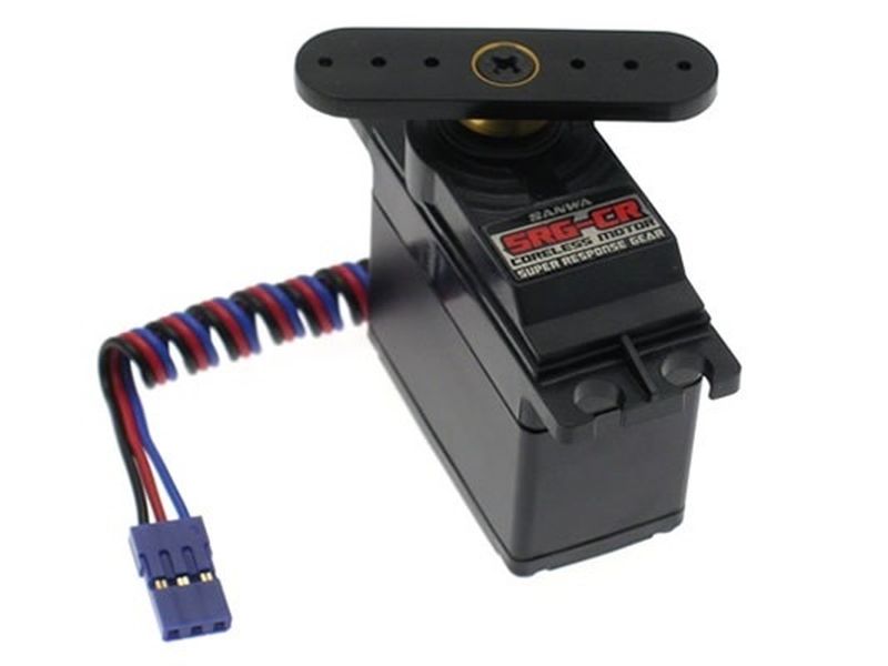Sanwa SRG-CR Coreless High Speed Servo, 0.10s/60Deg, 9.0KG/cm 107A53542A