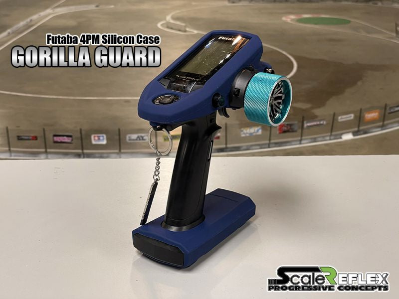 Scale Reflex Gorilla Guard - 4PM Silicone Case Blue RC Upgrade Part