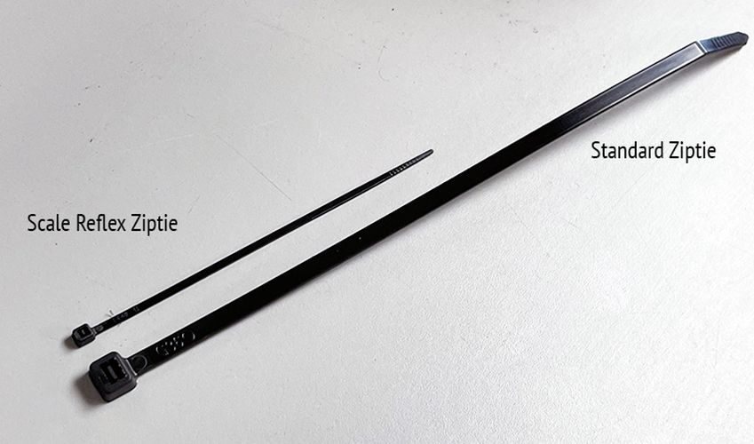 Scale Reflex Ultra Thin Micro Zip Ties (50pc)