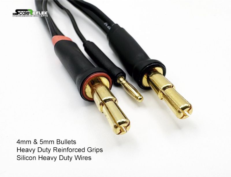 Scale Reflex Jumper Cables - PRO 2S LiPo Charging Cable (XT60 to