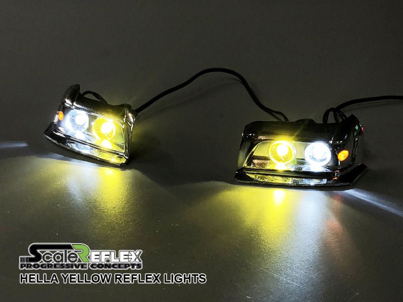 Scale Reflex Lights HELLA Yellow (10 LED)