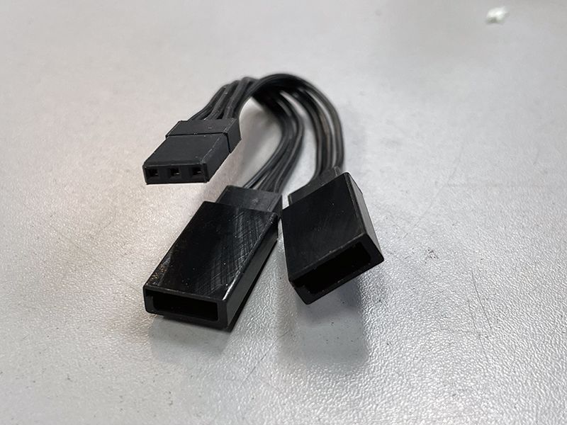 Scale Reflex Y Splitter - 80mm All Black