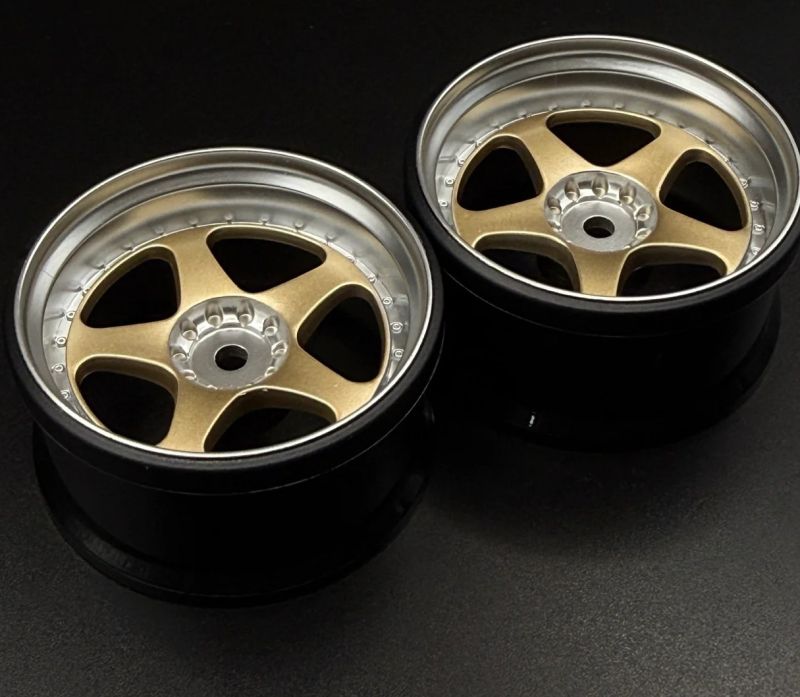 Scale Reflex NIZ 5 - Star Multipiece Style 1 - 10 Gold Rims, 6mm Offset