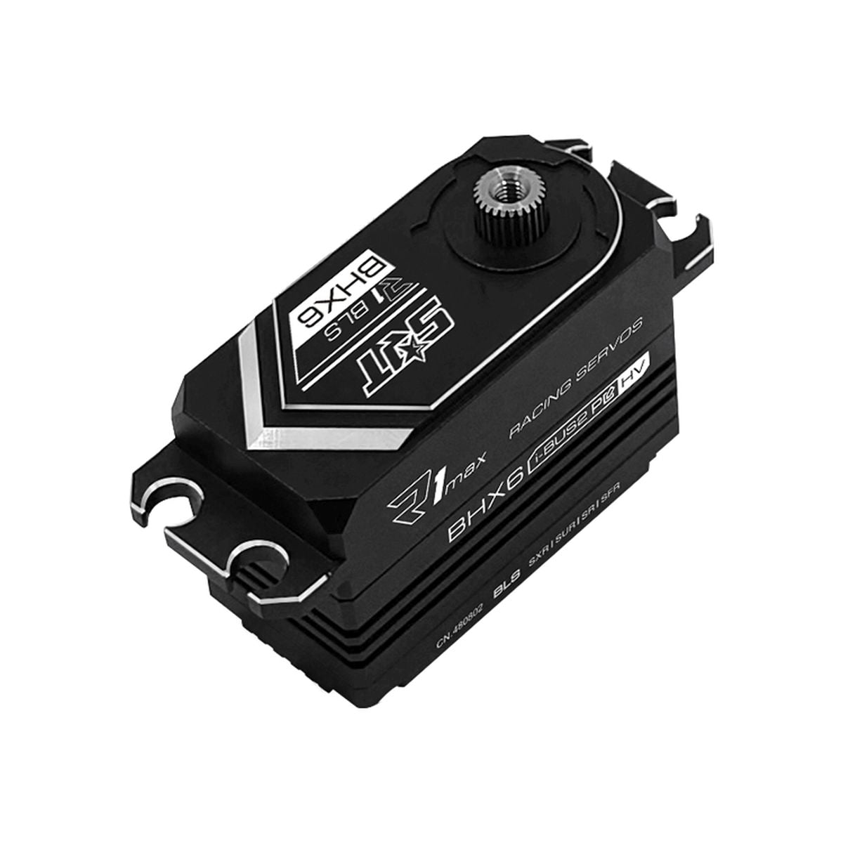 SRT High-Voltage Brushless Digital Servo for 1/10–1/8 High-Torque RC Cars, Trucks & Crawlers, 486.1 oz-in, 0.053 sec @ 8.4V