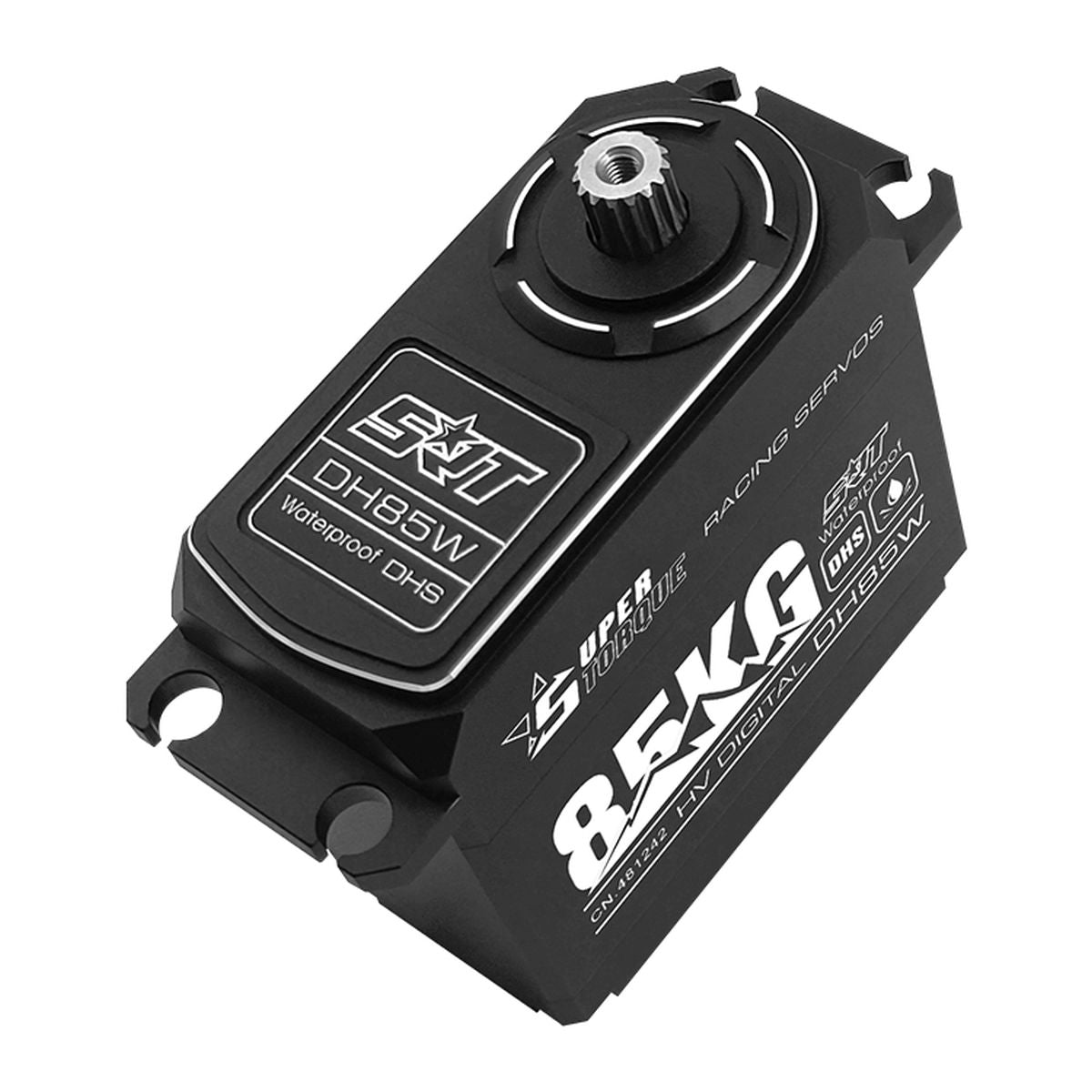 SRT High-Voltage DC Digital Servo for 1/5–1/6 Scale Large-Scale RC Vehicles, 1180.4 oz-in, 0.15 sec @ 8.4V