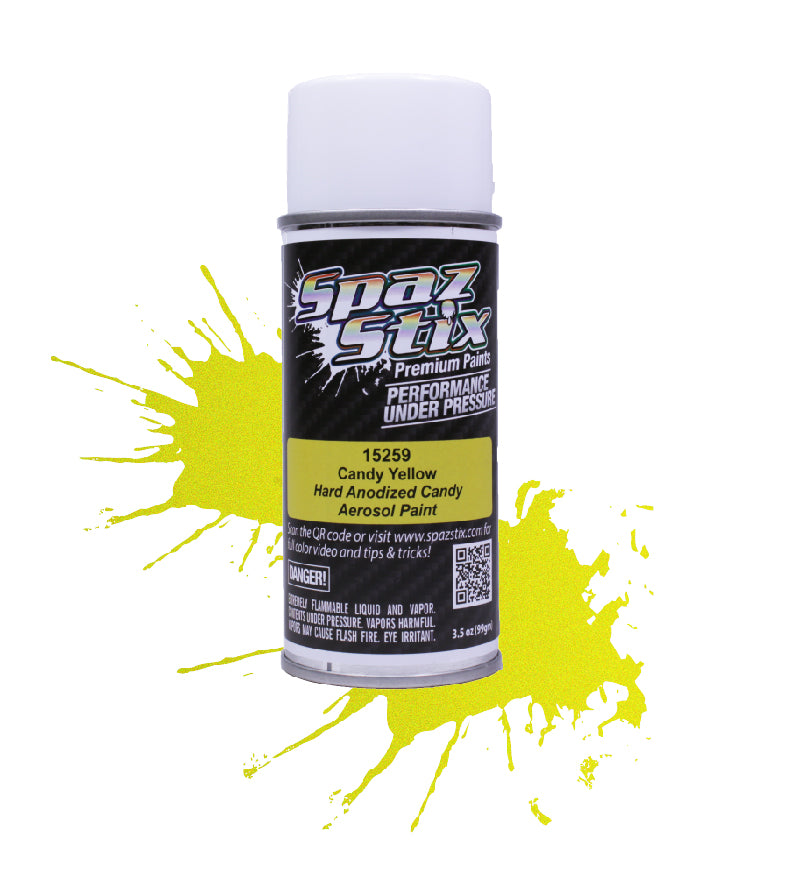 Spaz Stix CANDY YELLOW AEROSOL PAINT 3.5OZ Default Title