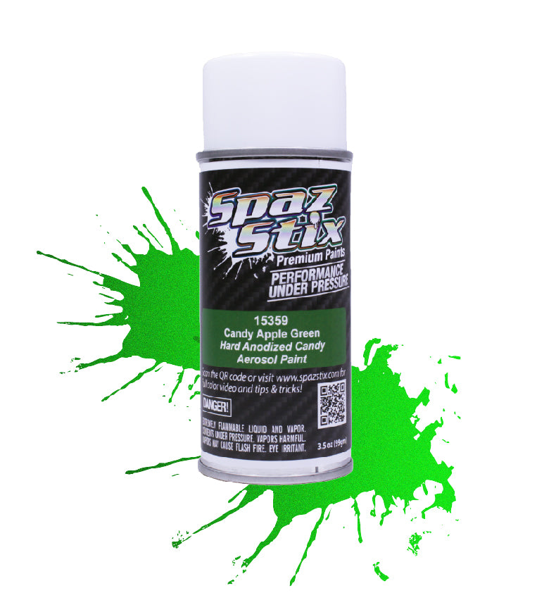 Spaz Stix CANDY APPLE GREEN AEROSOL PAINT 3.5OZ Default Title