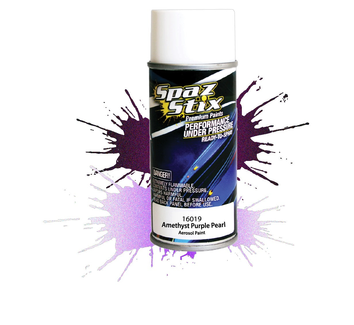 Spaz Stix Amethyst Purple Pearl Aerosol Paint 3.5oz - Iridescent RC Body Paint