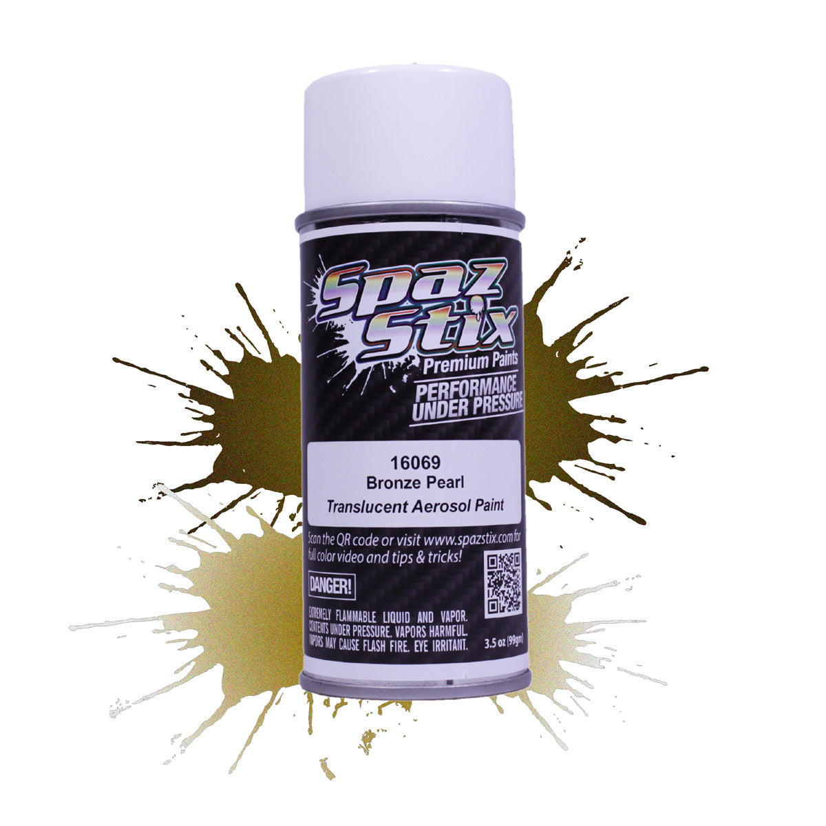 Spaz Stix Bronze Pearl Aerosol Paint 3.5oz - Iridescent RC Body Paint