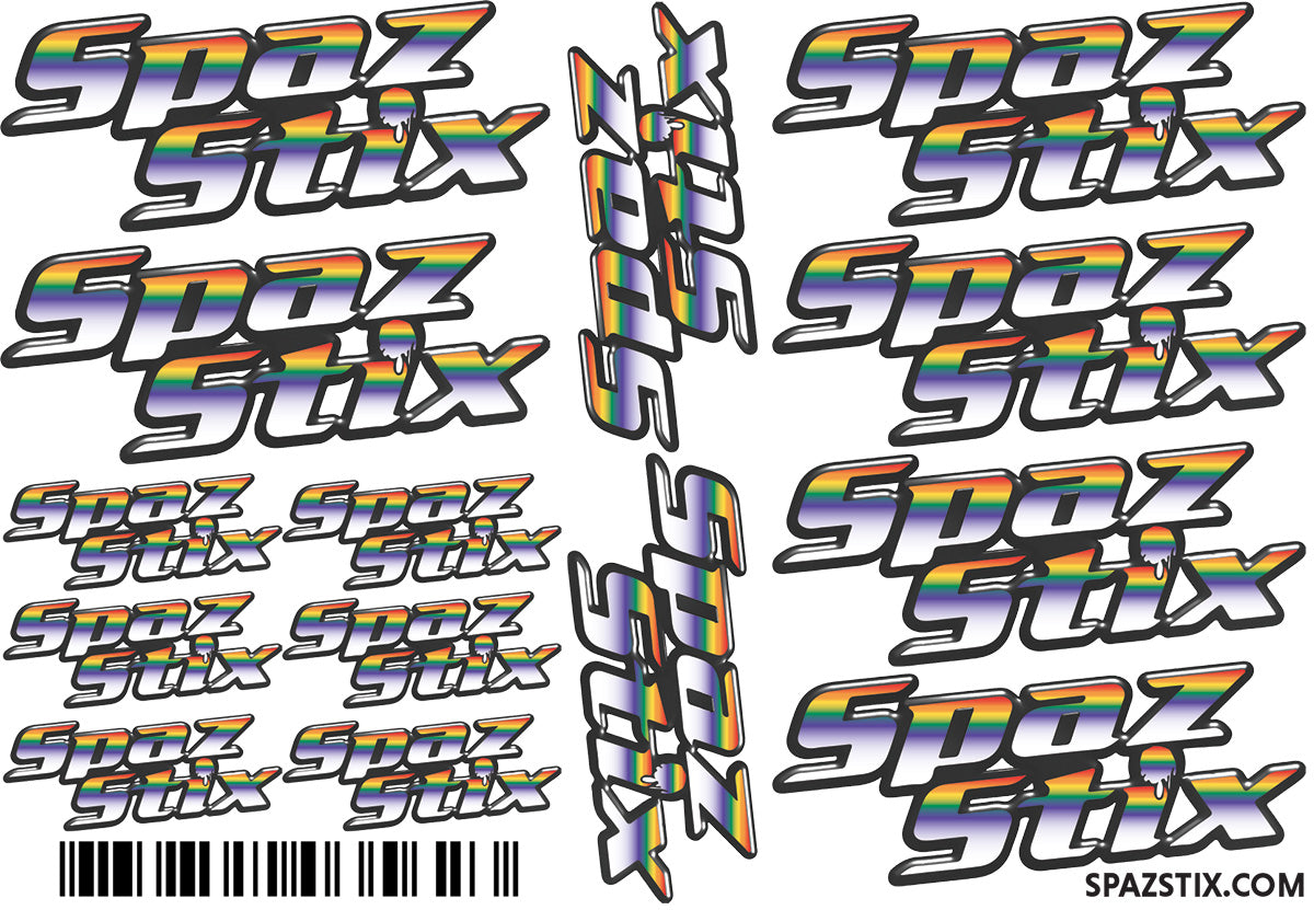 Spaz Stix Sticker Set