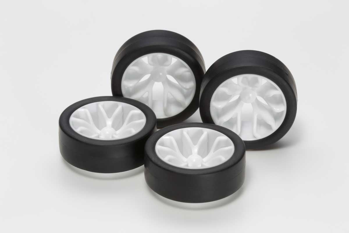 Tamiya Mini 4WD Low Profile Tire & Wheel Set Y-Spoke