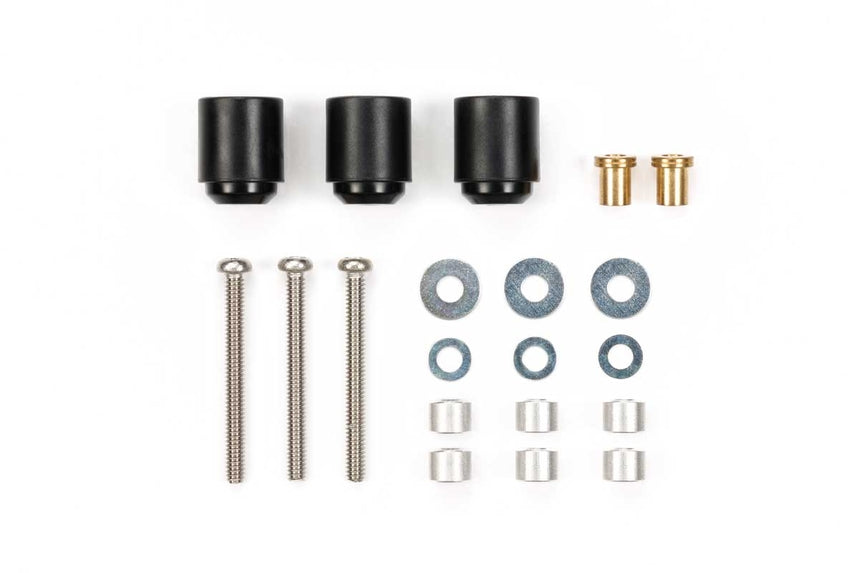 Tamiya Mini 4WD Hi-Mount Tube Stabilizer Set Black for Track Stability