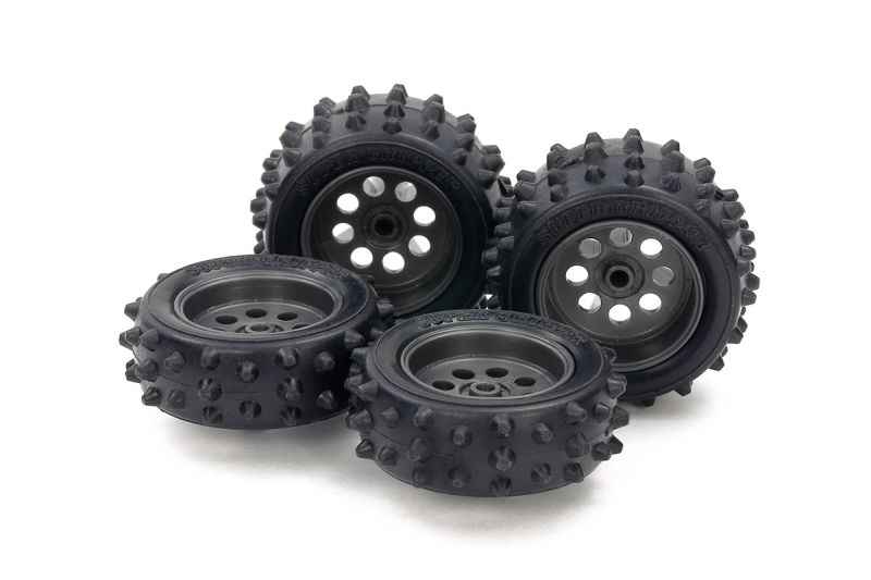 Tamiya JR Spike Tire & Wheel Set, for EZ Chassis 15547