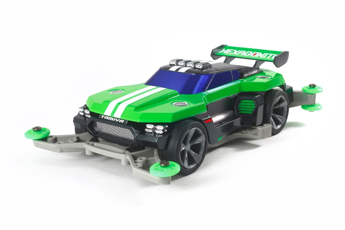 Tamiya Mini 4WD Hexagonite MA Chassis Geometric Design Racing Kit