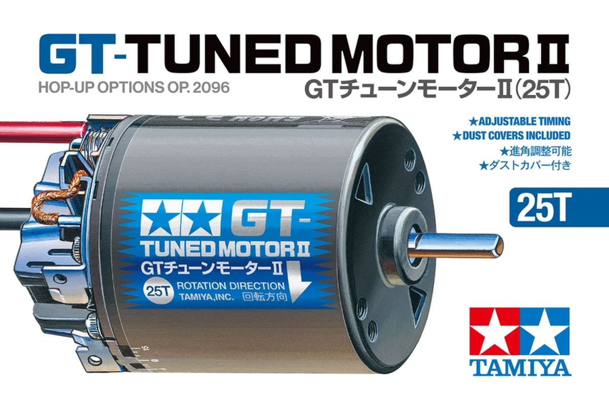 Tamiya RC GT-Tuned Motor II 25T High-Speed Brushed 540 Performance Upgrade