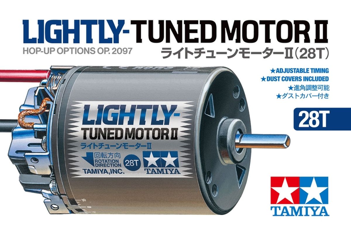 Tamiya RC Lightly-Tuned Motor II 28T Balanced Brushed 540 Performance Upgrade