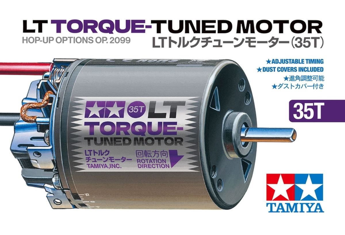 Tamiya RC LT Torque-Tuned Motor 35T Brushed 540 Size Low-Speed Upgrade
