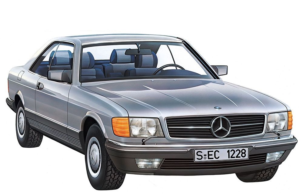 Tamiya 1/24 Mercedes-Benz 500 SEC Luxury German Coupe Model Kit