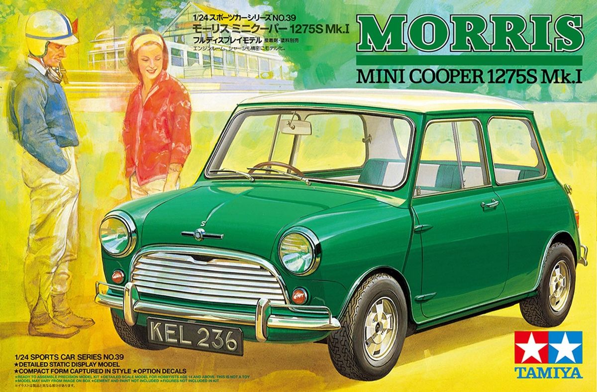 Tamiya 1/24 Mini Cooper 1275S Mk.1 Classic British Car Model Kit