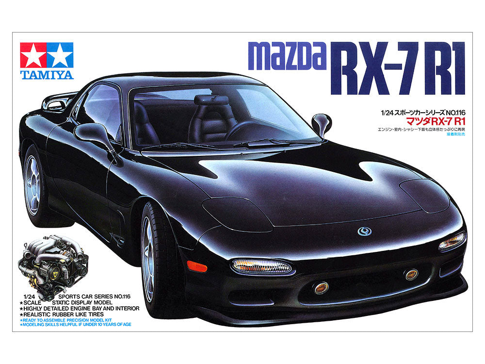 Tamiya 1/24 Mazda RX-7 FD3S R1 Rotary Sports Car Model Kit