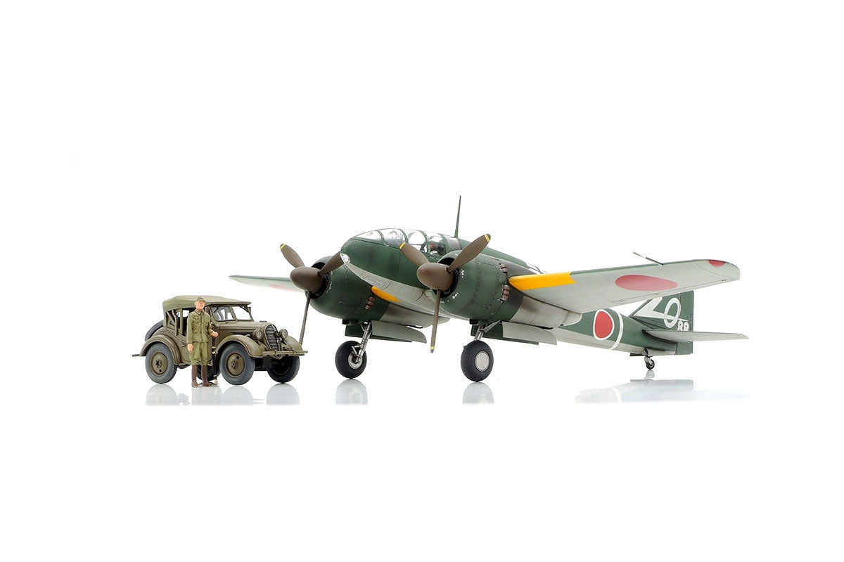 Tamiya 1/48 Mitsubishi Ki-46 III Type 100 Recon with 4x4 Vehicle