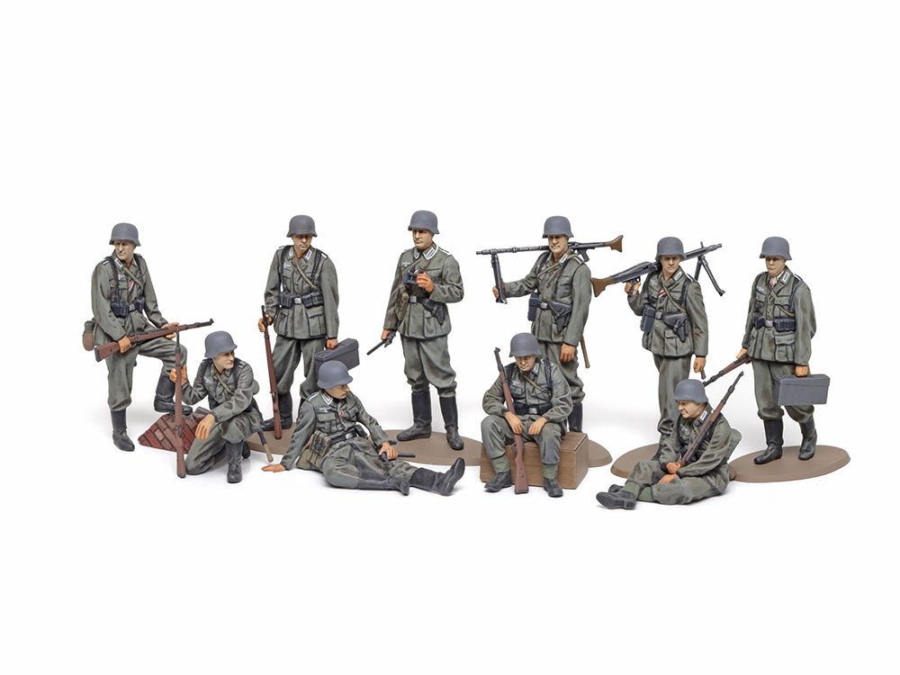 Tamiya 1/48 WWII Wehrmacht Infantry Set Plastic Model Figures