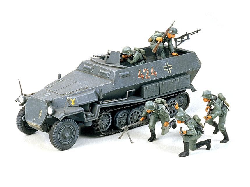 Tamiya 1/35 German Sd.Kfz.251/1 Hanomag Half-Track Plastic Model Kit