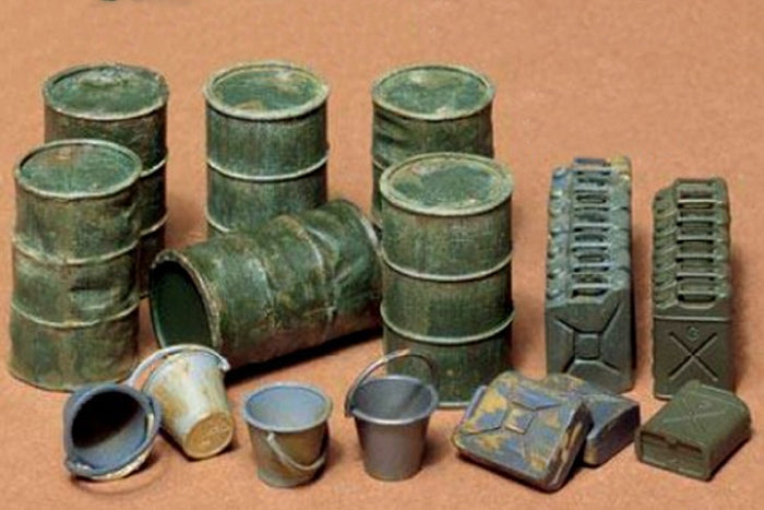 Tamiya 1/35 Jerry Can Set WWII Plastic Model Accessories
