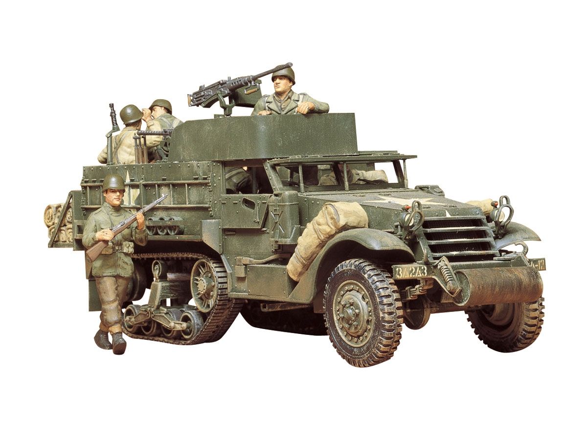 Tamiya 1/35 U.S. Armored Personnel Carrier M3A2 Half-Truck Model Kit