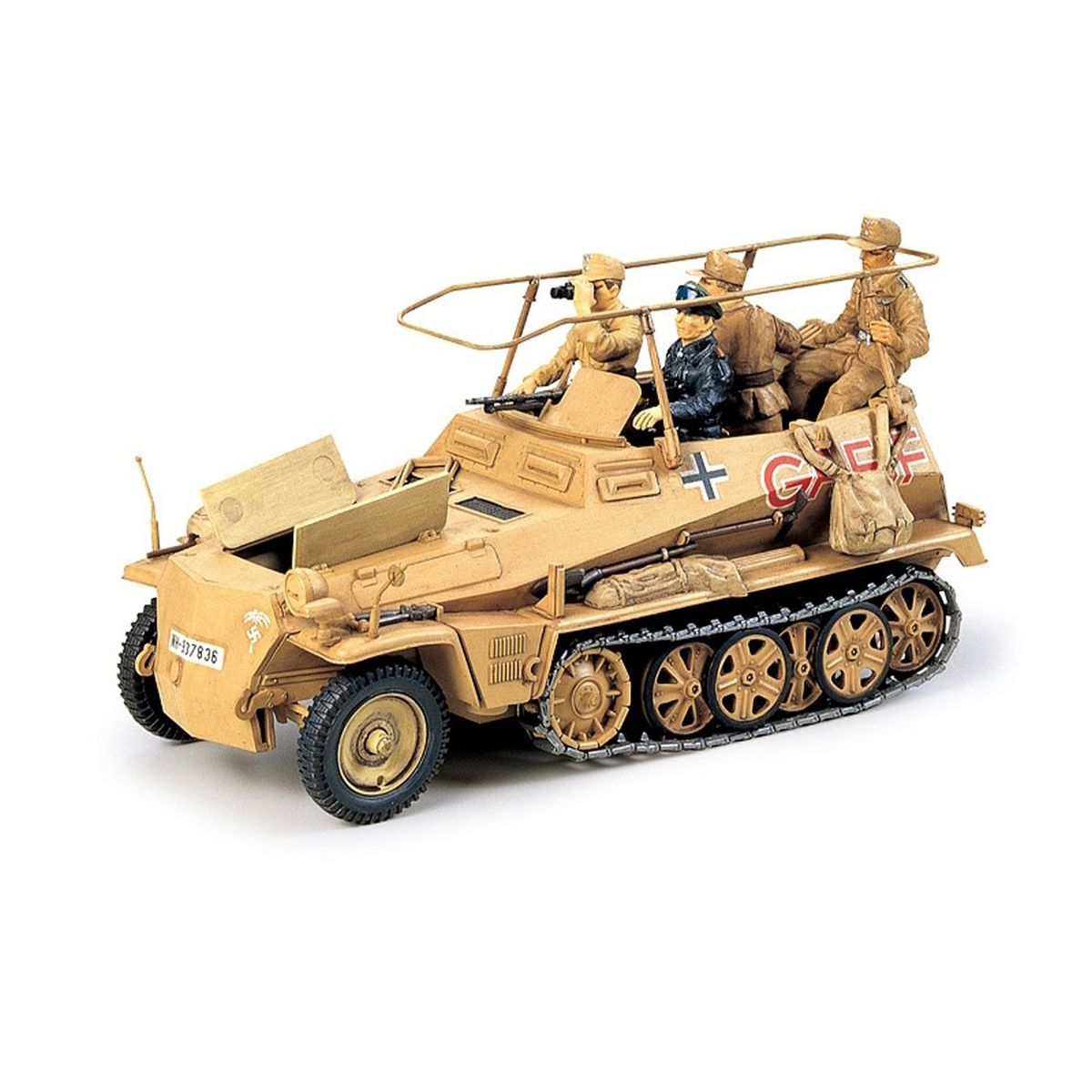 Tamiya 1/35 German Sd.Kfz.250/3 Greif Command Half-Track Afrika Korps Model Kit