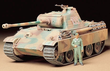 Tamiya 1/35 German Panther Type G Early Version Medium Tank Plastic Model Kit