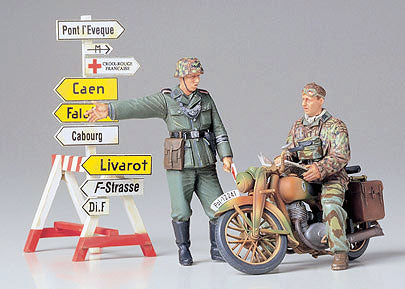 Tamiya 1/35 German Motorcycle Orderly DKW NZ 350 WWII Figure Kit