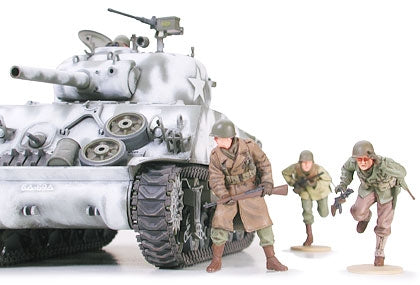 Tamiya 1/35 US M4A3 Sherman 105mm Howitzer Assault Support Tank Plastic Model Kit