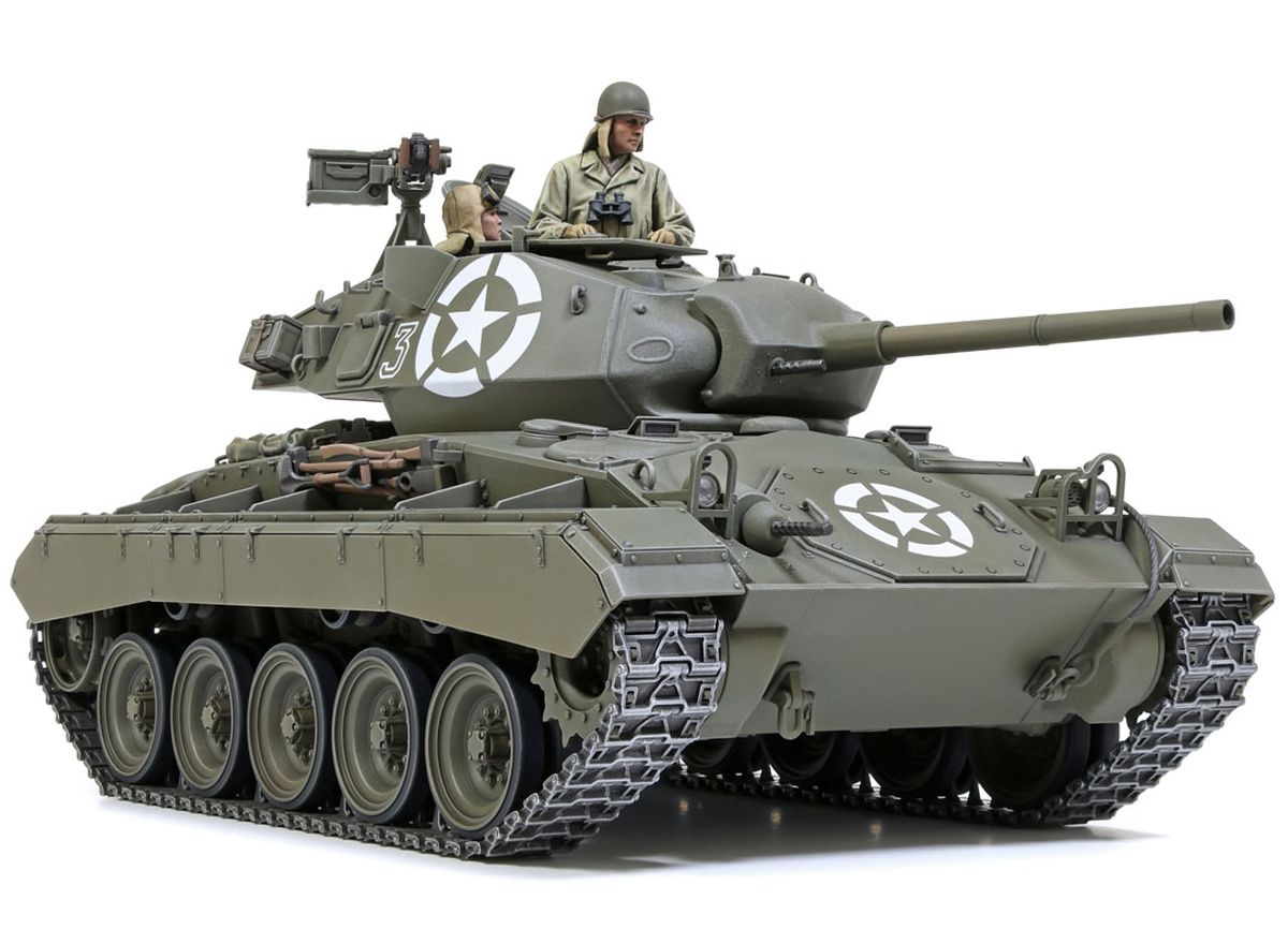 Tamiya 1/35 US M24 Chaffee Light Tank European Theater WWII Model Kit