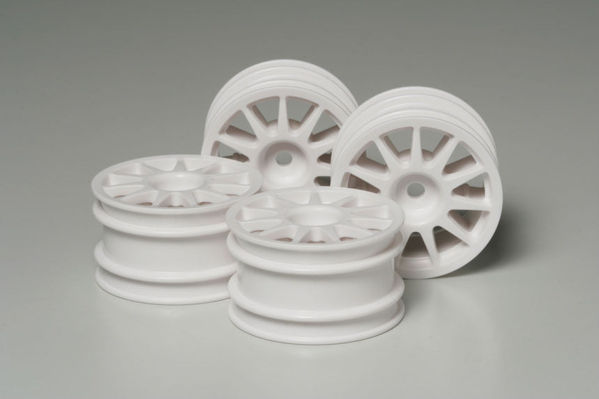 Tamiya M-Chassis 11-Spoke Wheels White 4pcs for Suzuki Swift Super 1600