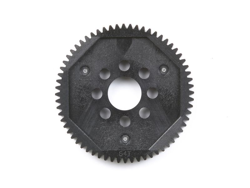 Tamiya TB-03 0.6 Module 64T Spur Gear Replacement for TT-02