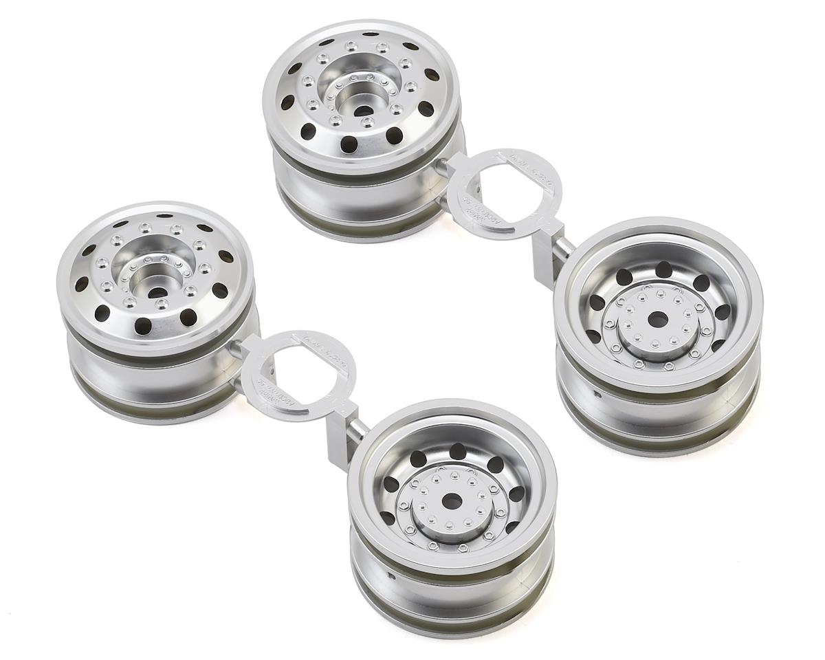 Tamiya On-Road Racing Truck Wheels Chrome Plated for MAN TGS (4pcs)