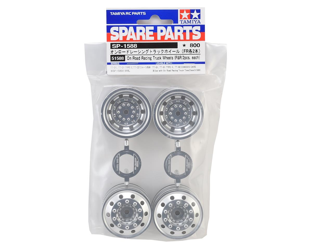Tamiya On-Road Racing Truck Wheels Chrome Plated for MAN TGS (4pcs)