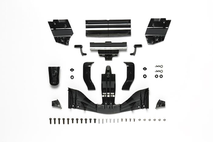 Tamiya F104 Wing Set Black 2017 Design for 1/10 Scale Formula Cars